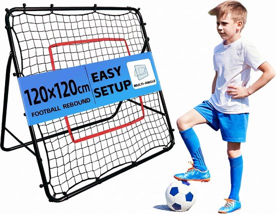 Voetbaldoel, rebounder, kickback-rebound-net voor kinderen, rebound-wand, outdoor, voor effectieve training