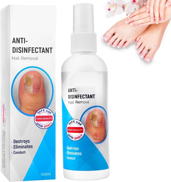 Voetspray, Ondersteunt een Verbeterd Voetklimaat, Verzorgt Huid en Nagels, Voetverzorgingsspray Voor Nagel- en Voetverzorging (100 ml)