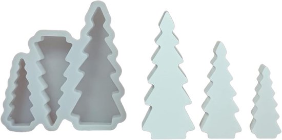 Vorm siliconen mal gips vormen voor gieten siliconen mallen voor Kerstmis DIY kaars vorm winter woondecoratie