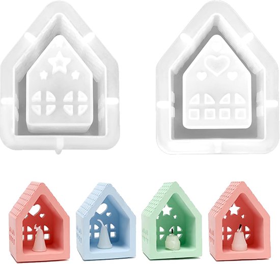 vormen gietvormen Kerstmis, siliconen mal Kerstmis, DIY (B)