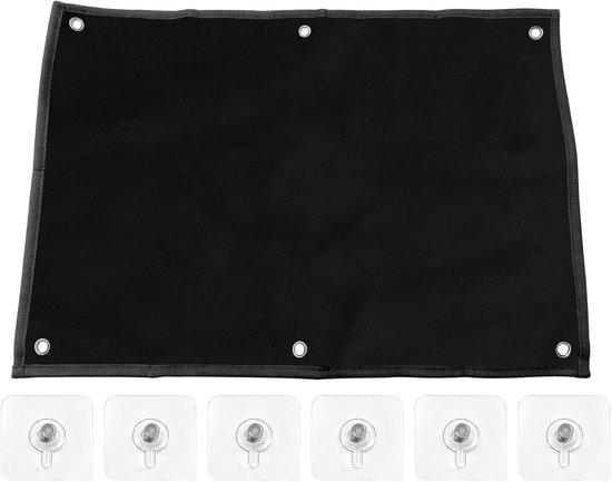 Vouwbare displaywand 60x45cm met haken en ogen voor het presenteren van patches en accessoires