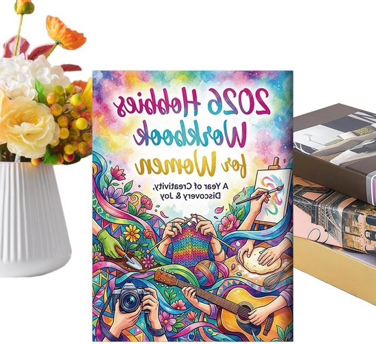 Vrijetijdshandboek Vrouwen - Hobby Planner - Productiviteit Verbeteren - Bloemenpatroon Design - 279 cm - Multicolor