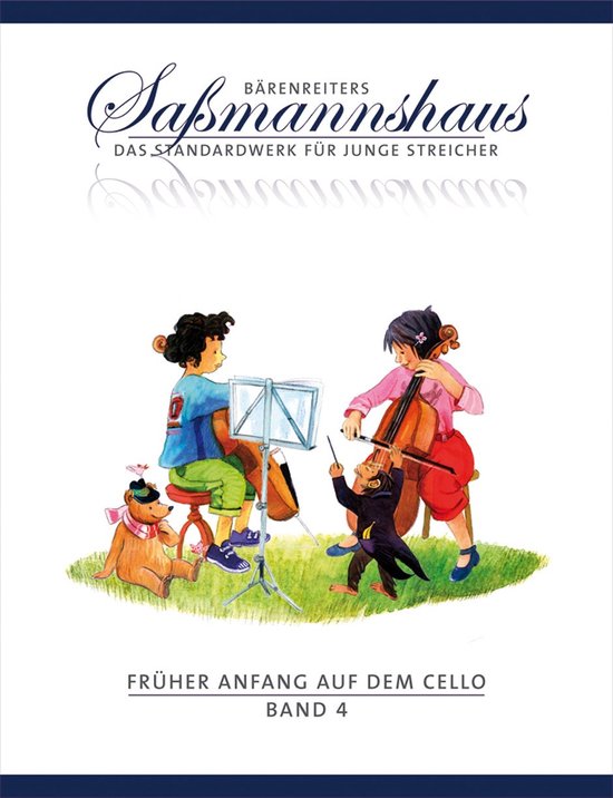 Vroege Cello Lesboek - Cello Methode Boek - Beginners Oefeningen - Duitse Uitgave - 30x23 cm - Zwart Wit van Merkloos