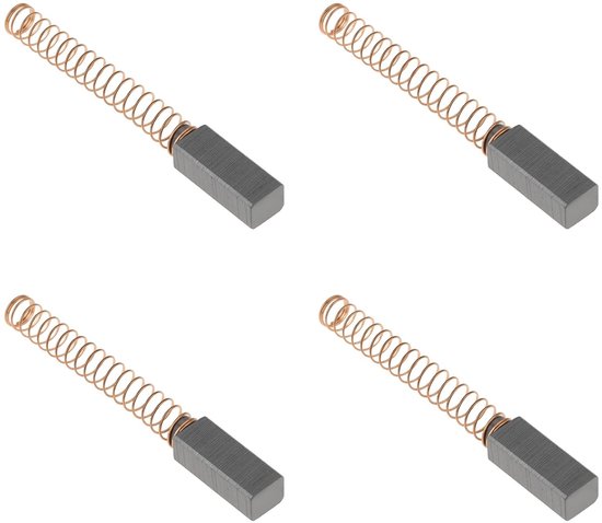 VT Goods - Power Mixer Koolborstels - 4 Stuks - 5x6x15mm - Geschikt voor Krups Mixers - Hoge kwaliteit - Duurzaam - Vervangend onderdeel - Geschikt ... van Merkloos
