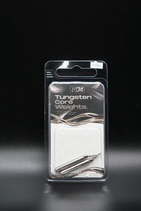 W74 Tungsten Tackle Tungsten Finesse Dropshot Weight (2 Pcs) 3.5g van W74