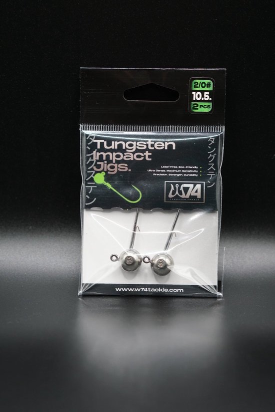 W74 Tungsten Tackle Tungsten Impact Jigs (2 Pcs) 7g / #3/0 van W74