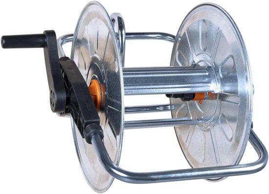 Wandmontage slanghouder tuin metalen trommel