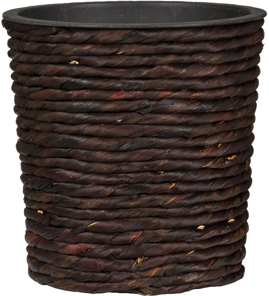 Water Hyacinth 30, Water Hyacint Plantenbak/Mand Pot Kleur: Bruin, 30cm diameter, 28cm hoog, 23,9L Vol.