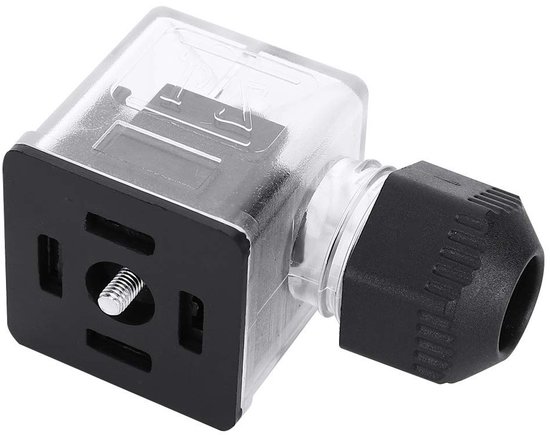 Waterdichte en stofdichte solenoïde spoelpluggen - 5 stuks transparant met verlichting voor 12V en 24V solenoïde ventielen