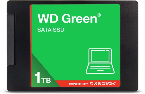 WD Green Serie - 2.5 Inch SSD - 1TB - SATA III - 3D NAND
