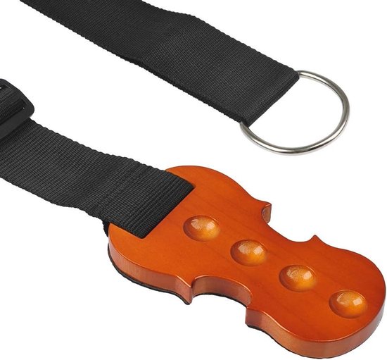 Wedge Cello Stopper Non-Slip Houder voor Cello met Houten Steun en 4 Gevormde Gaten voor Stabiliteit en Ondersteuning