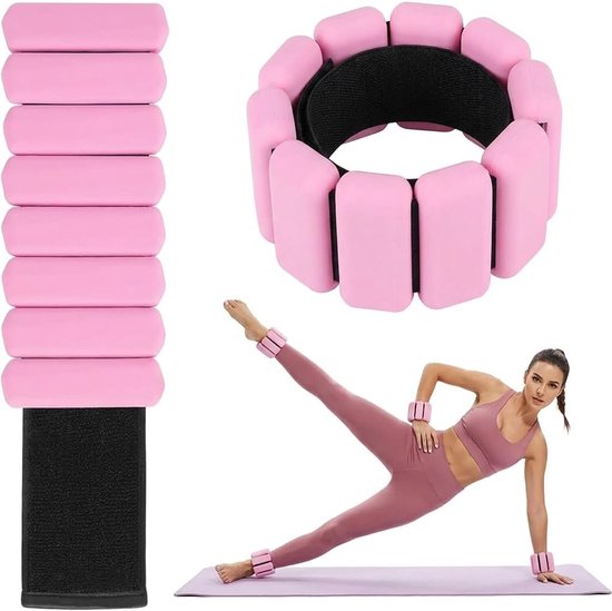 Weight Cuffs Set of 2, Wrist Weights Ankle Weights Adjustable Foot Weights for Training - ShopVlot
