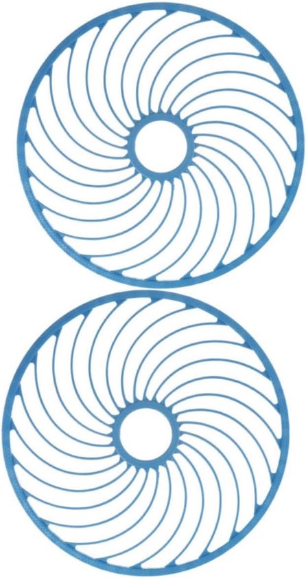 Werpnetschijf Set - Visnet Accessoire - Precisie Werpen - Eenvoudig Gebruik - 60 Cm - Blauw van Merkloos