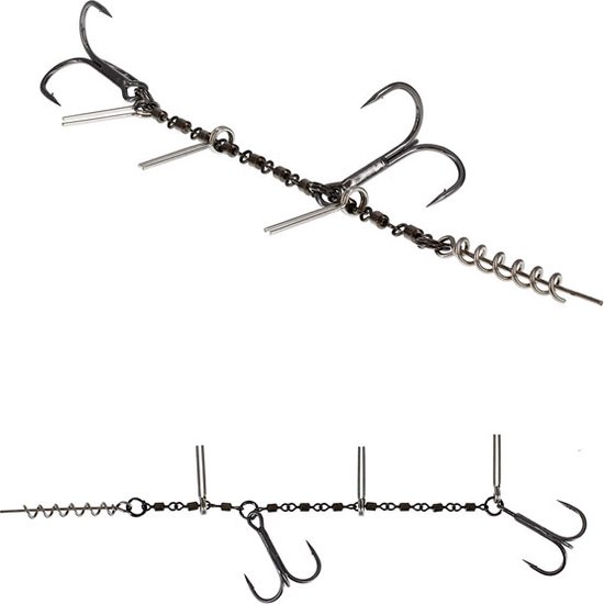 Westin Add-It Jointed Stinger Double - 32kg - 10cm - Haakmaat 1 - Onderlijn van Westin