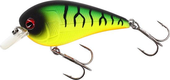 Westin BassBite 1.5 Squarebill - Floating - Firetiger - 6cm - 13g - Geel van Westin