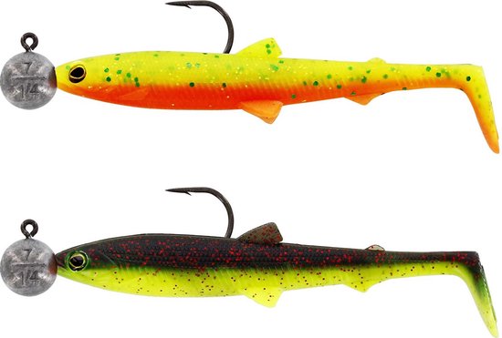 Westin Bullteez 9.5cm R n R 7g - Haak 4/0 (2 pcs) - Kleur : Dark Water Mix 6 van Westin