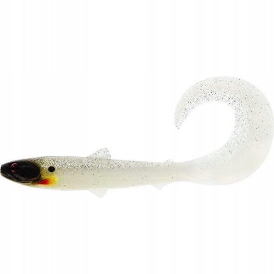 Westin BullTeez Curltail 21cm - Glow Ghost Hunter Vishengelen van Merkloos