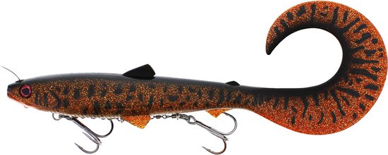 Westin Bullteez Curltail R2F Inline Sinking Motoroil Burbot (33cm) van Merkloos