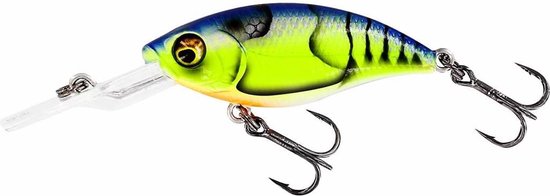 Westin BuzzBite Crankbait 4cm 4Gr Low Floating Chartreuse Blue van Westin