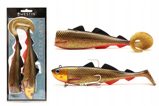 Westin Crazy Daisy 23cm Zonder Haken - Zeebaars & Heilbot Kunstaas van Westin