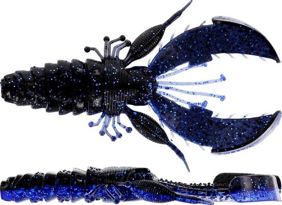 Westin CreCraw Creaturebait - Black/Blue - 8.5cm - 7g - 5 Stuks - Zwart van Westin