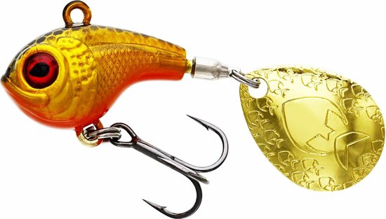Westin Dropbite Spin Tail Jig 3.4cm 17g - Kleur : Gold Rush van Westin