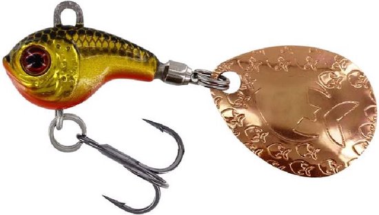 Westin Dropbite Tungsten Spin Tail Jig 2cm 13g – Compacte Long Cast Roofvis Jig - Kleur : Gold Rush