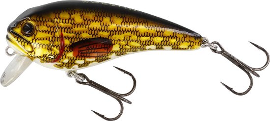 Westin FatBite Crankbait - Floating - Natural Pike - 8cm - 24g - Plug - Geel van Westin