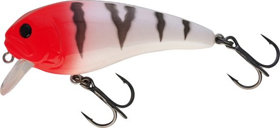 Westin FATBITE CRANKBAIT FLOATING STRIPED REDHEAD 8CM 24G van Merkloos