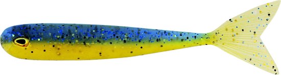 Westin Fishing Megateez V-tail Blue N Yellow (9cm) van Merkloos