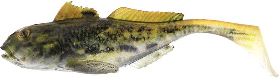 Westin Gunnar The Goby Shad | 6.5cm | 3 Stuks Black Mouth 6.5cm van Merkloos