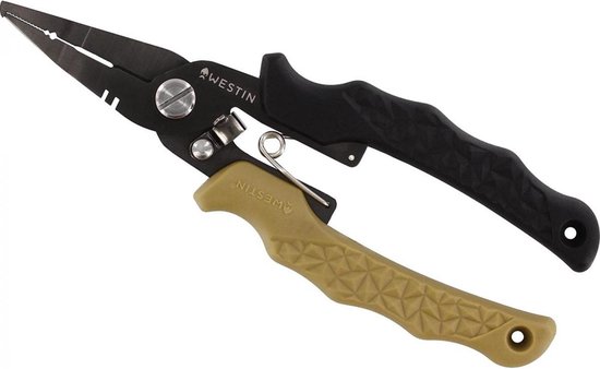Westin HD Split Ring Pliers - Black/Sand - 19cm - Maat XL - Splitringtang - Zwart van Westin
