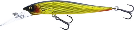 Westin Jerkbite SR Jerkbait Suspending Golden Chrome 7,5cm 5gr van Merkloos