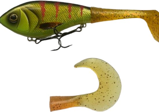 Westin Limited Edition Swim Tail Suspending 3D UV Copper Perch (12 cm) van Merkloos