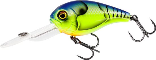 Westin Megabite DR 6cm Chartreuse Blue C - Kunstaas van Westin