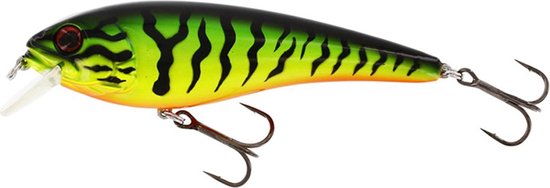 Westin - RawBite Crankbait Low Floating | Crazy Firetiger | 15cm | 61g - Oranje van Westin