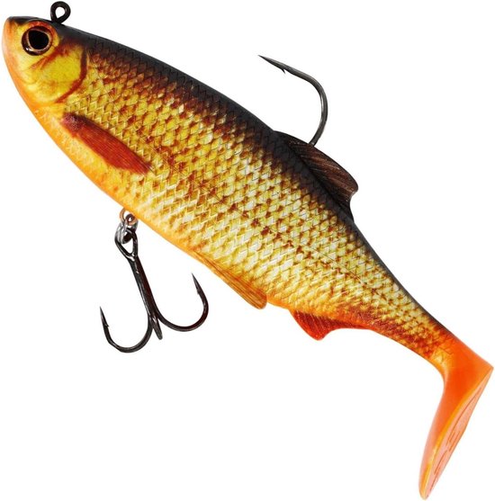 Westin Ricky The Roach 14cm 57g - Swimbait gummivis, Kleur: Real Rudd van Westin