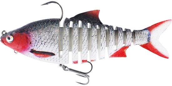 Westin Ricky the Roach Multi Jointed R2F Redlight Roach (14cm 41gr) van Westin
