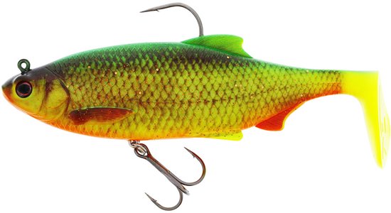 Westin Ricky The Roach Shadtail R2F Firetiger Rudd 14cm van Westin