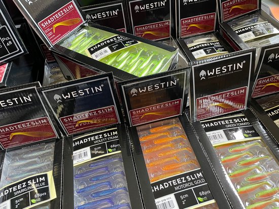 Westin Shad Teez Slim 5cm 1g - Rubber Lure for Perch, Zander, Pike van Westin