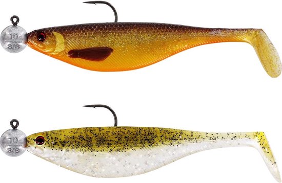 Westin Shadteez 12cm R n R 10g - Haa 6/0 (2 pcs) - Kleur : Dark Water Mix 1 van Westin