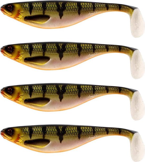 Westin ShadTeez - Bling Perch - 7cm - 4g - 4 Stuks - Groen van Westin