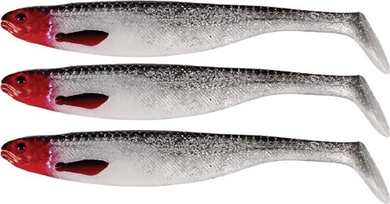 Westin ShadTeez Slim - Redlight - 10cm - 6g - 3 Stuks - Rood van Westin