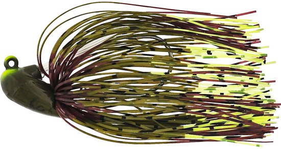 Westin Slide-Up Rubber Jig Tungsten Green Pumkin/Chartreuse haakmaat 3/0 14gr van Westin