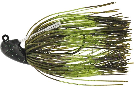 Westin Slide-Up Rubber Jig Tungsten Junebug haakmaat 3/0 14gr van Westin