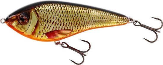 Westin Swim Glidebait - Low Floating - Real Rudd - 10cm - 31g - Oranje van Merkloos