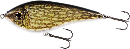 Westin Swim Glidebait Suspending 12cm 53g – Glidebait voor Snoek, Baars en Roofvis - Kleur : Real Pike