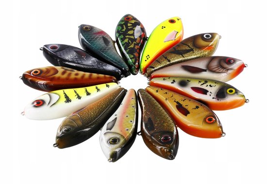 Westin Swim Glidebait Wobbler 10cm 31g Lage drijvende Firetiger van Merkloos