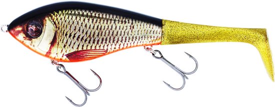 Westin Swim Tail 12cm 62g Suspending 1 Body 2 Tails - Kleur : Fire van Westin