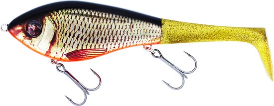 Westin Swim Tail 12cm 68g Sinking 1 Body 2 Tails - Kleur : Real Rudd van Westin